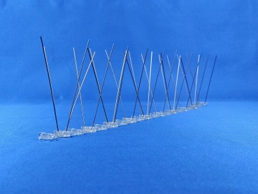 Taubenspike SAFA PP 03-30, 3-reihig, 50 cm lang, aus Edelstahl & Polycarbonat